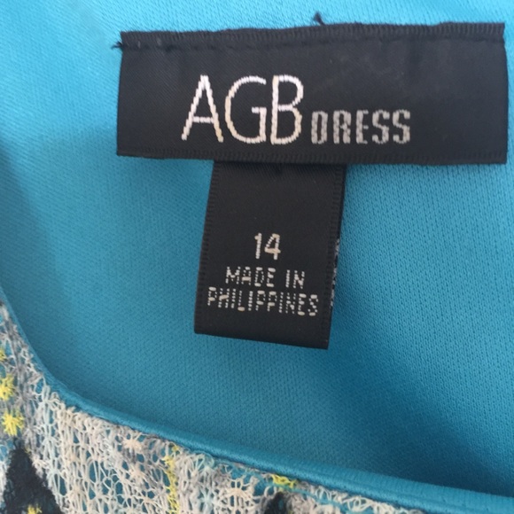 AGB Dress multi color - Picture 2 of 4